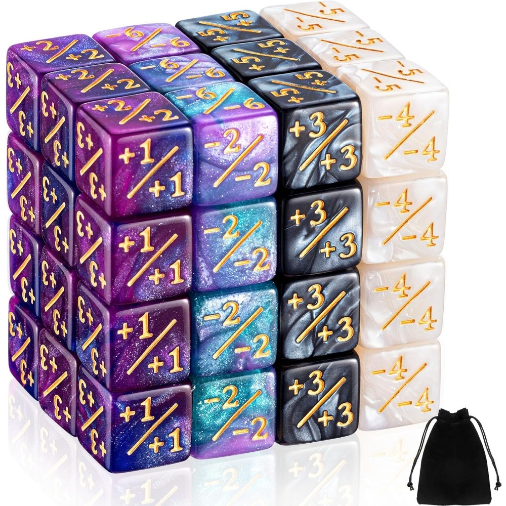 Game Token Counter - 48 Peças de Dados de Contagem