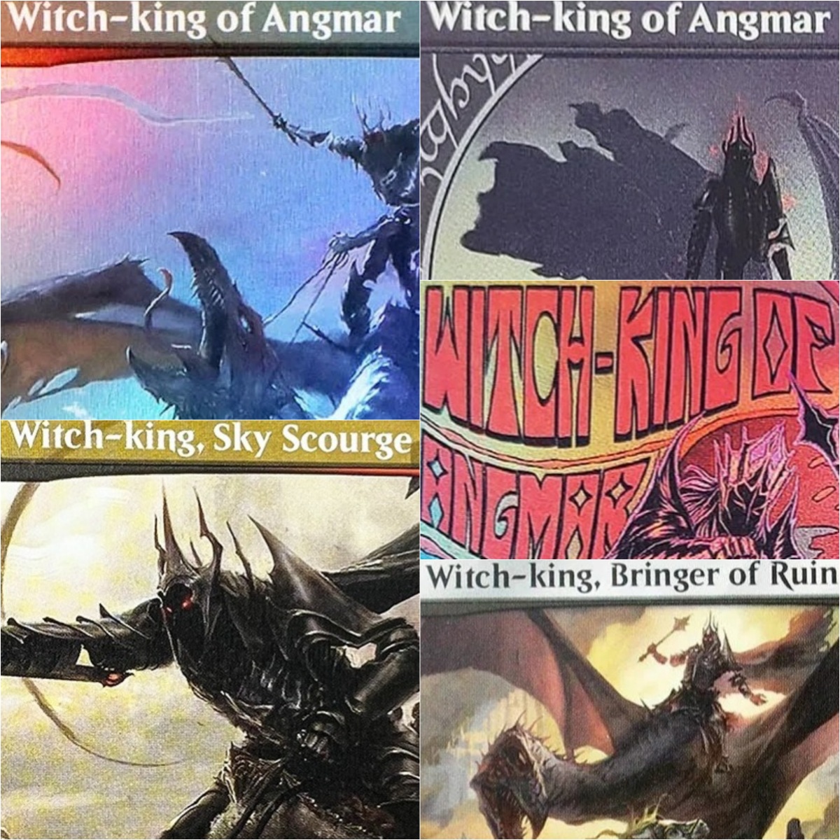 Card Game Deck - Witch-king TCG Magical Proxy Preto Cartas