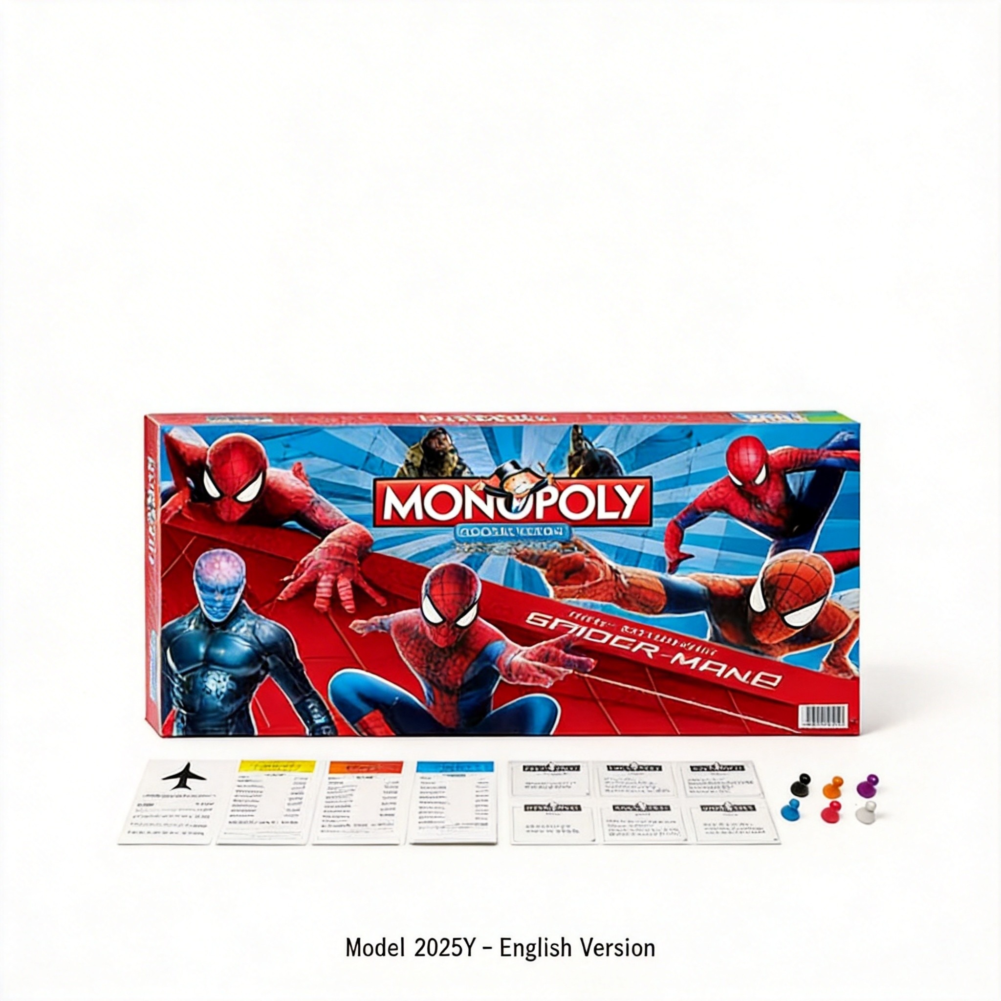 Board Game Monopoli - Jogo de Tabuleiro Spider-Man - Escolha