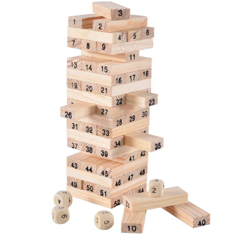 Board Game Monopoli - 54 pçs blocos de construção brinquedo