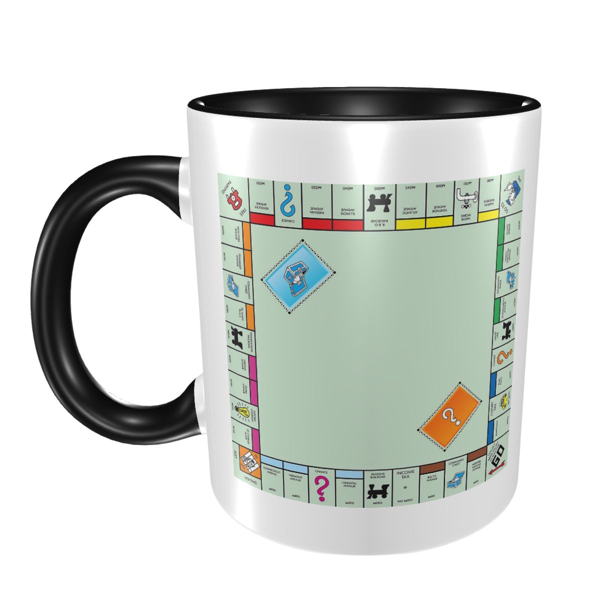 Board Game Monopoli - Jogo de tabuleiro monopólio caneca engraçado