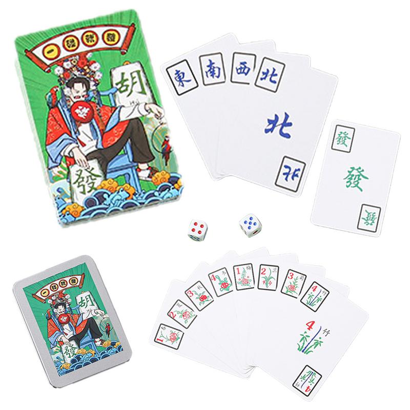 Card Game Deck - Mahjong card game for family, classic