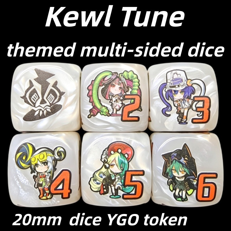 Game Token Counter - Yu-Gi-Oh! Kewl Tune Dados Especiais Rotativos