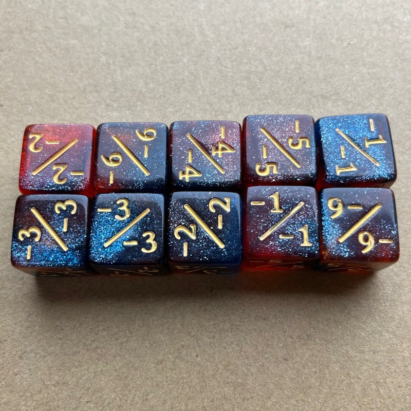 Dados de 16mm com Números Plus - Game Token Counter avaliação e preço