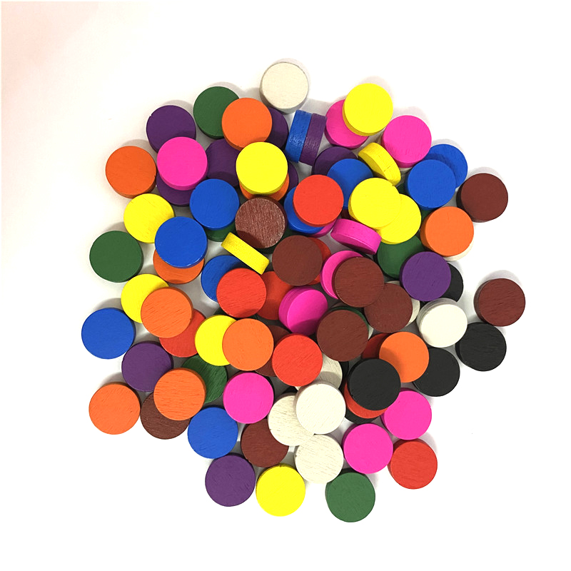50 peças 15*5mm 11 cores disco - Board Game Dixit avaliação e preço