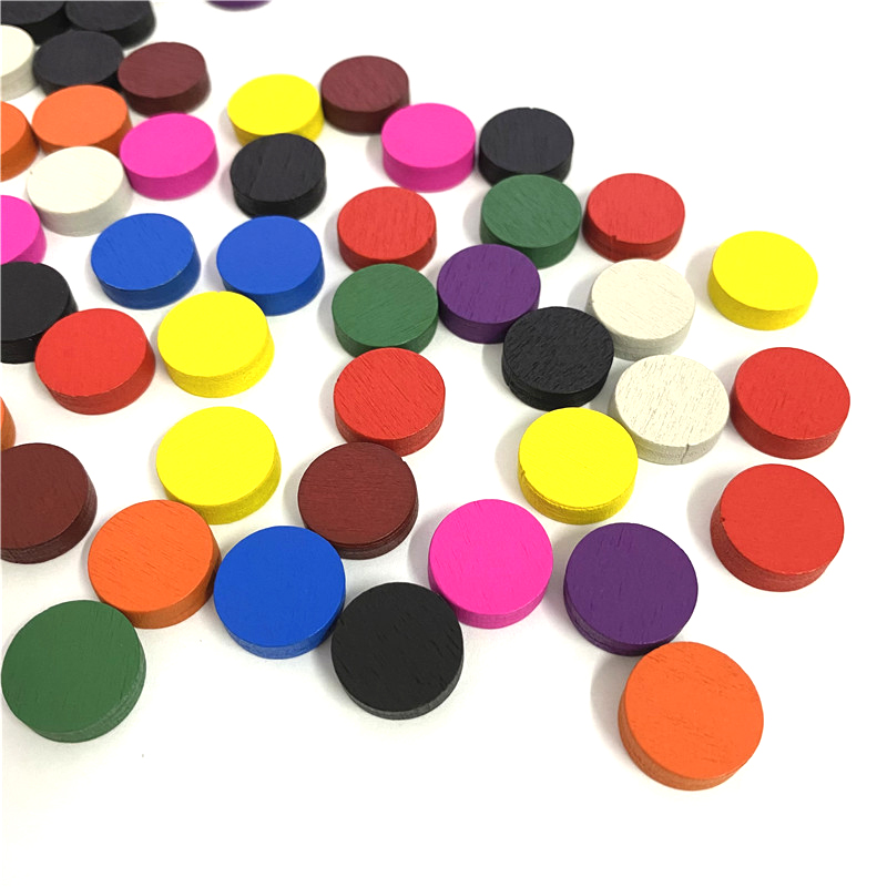 50 peças 15*5mm 11 cores disco - Board Game Dixit avaliação e preço