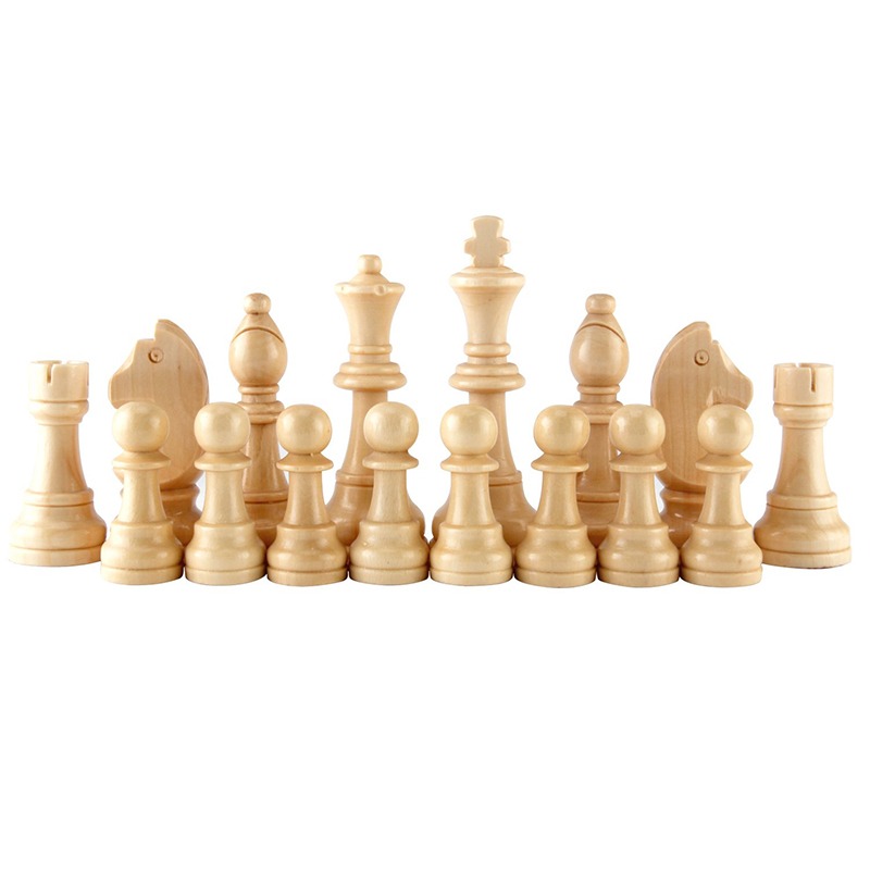 32 peças de xadrez de madeira  - Board Game Queen avaliação e preço