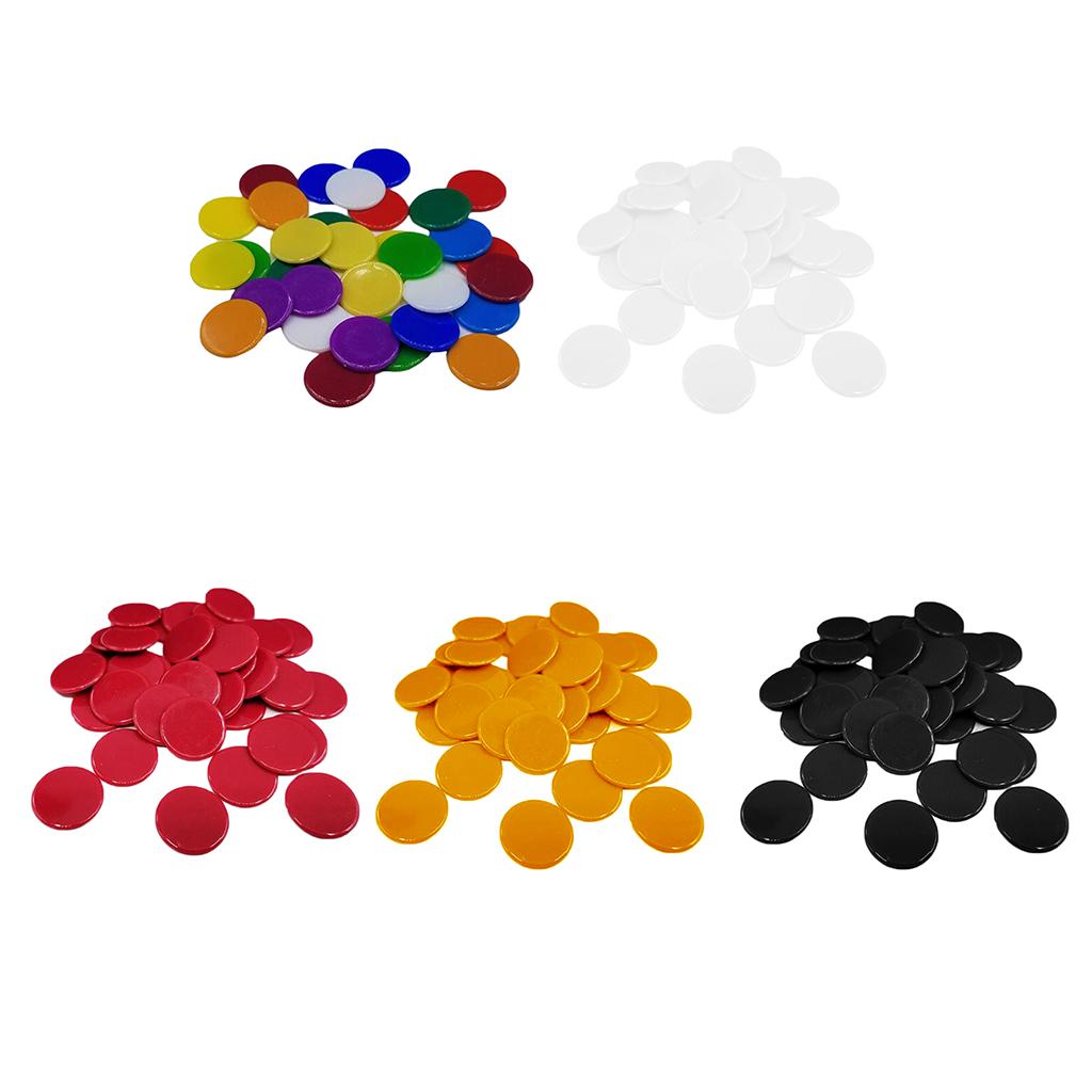 100 pçs chips de bingo pequeno - Game Token Counter avaliação e preço