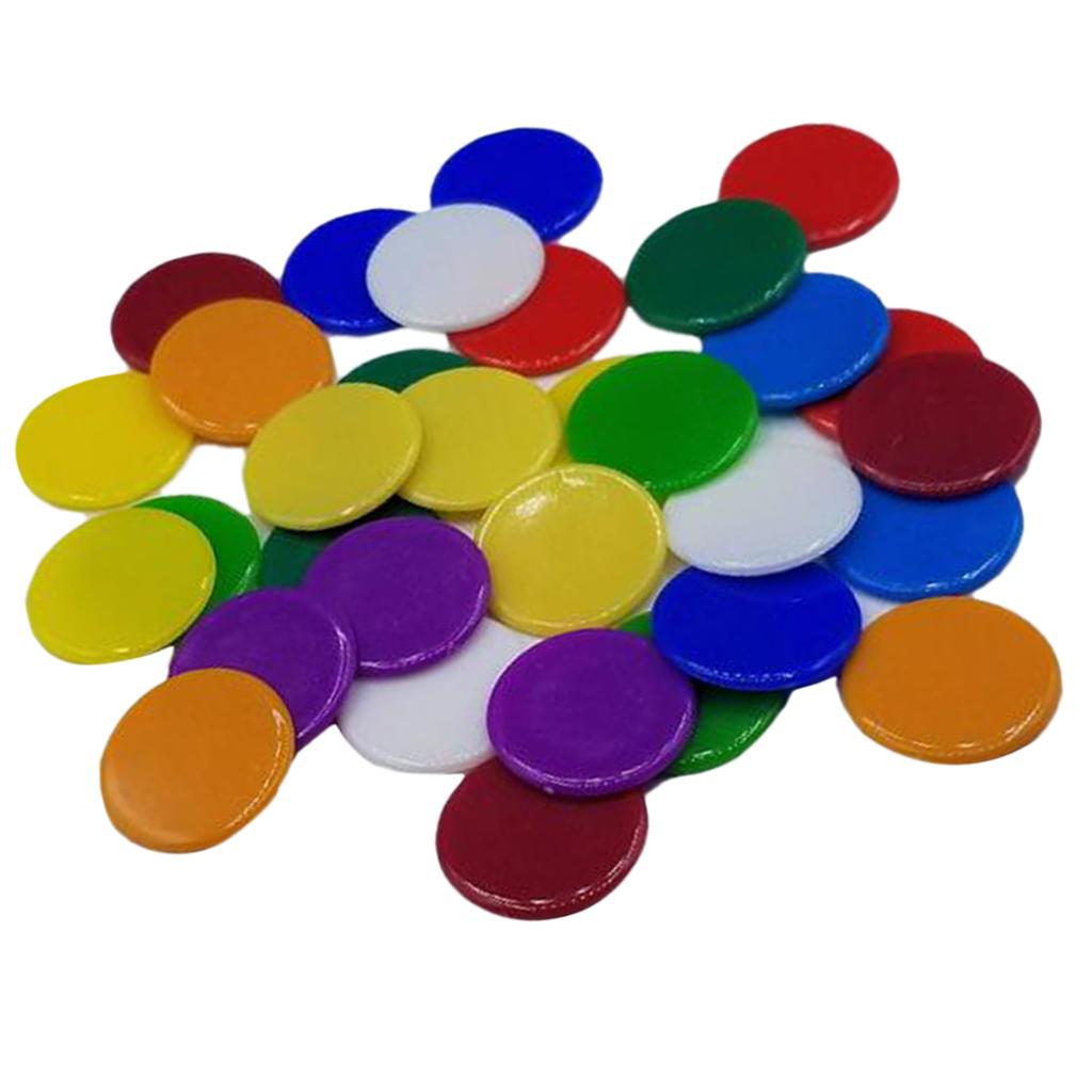 100 pçs chips de bingo pequeno - Game Token Counter avaliação e preço