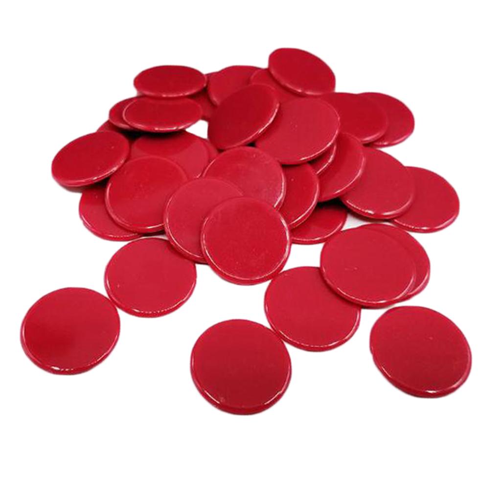 100 pçs chips de bingo pequeno - Game Token Counter avaliação e preço