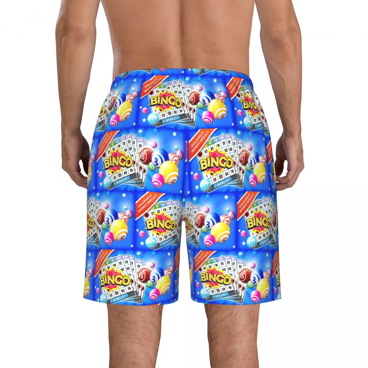 Calções de Praia Masculinos Ga - Board Game Queen avaliação e preço
