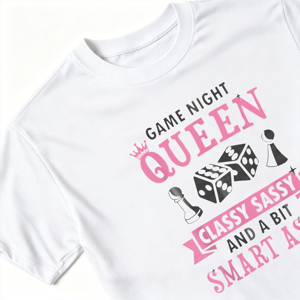 Camiseta Gráfica Feminina Game - Board Game Queen avaliação e preço