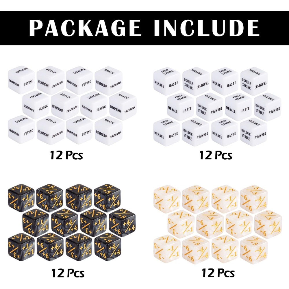Conjunto de 48 Peças de Dados  - Game Token Counter avaliação e preço