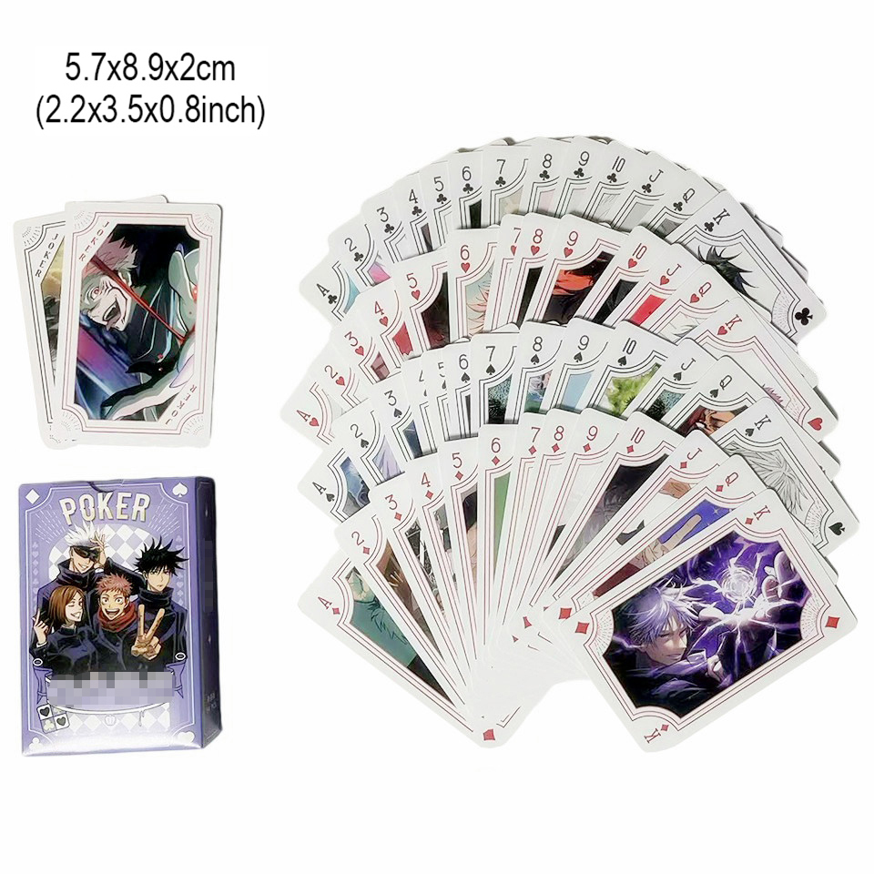 Cartas de Poker Jujutsu Kaisen - Card Game Deck avaliação e preço