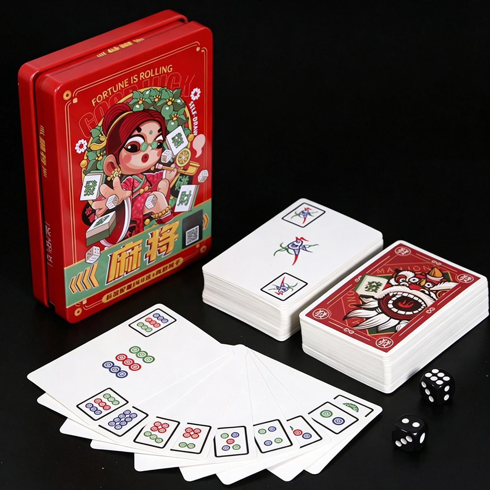 Cartas de jogar Mahjong, jogo  - Card Game Deck avaliação e preço