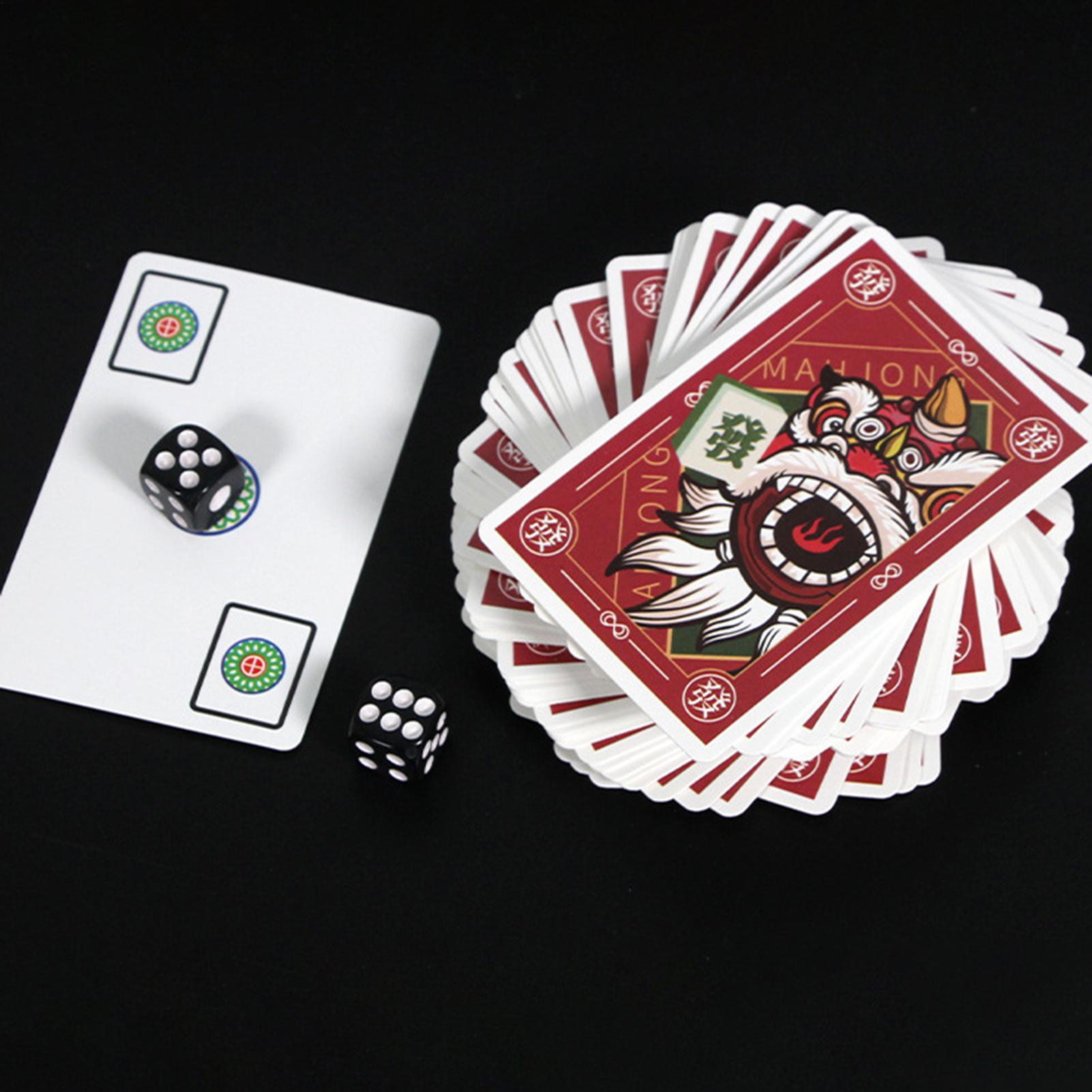 Cartas de jogar Mahjong, jogo  - Card Game Deck avaliação e preço