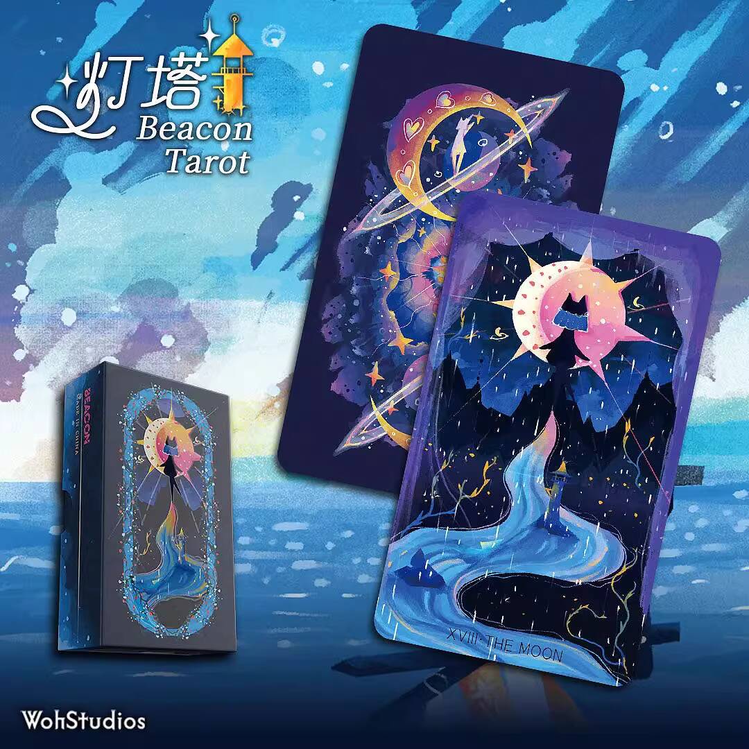 Novo farol tarô cartas estétic - Board Game Queen avaliação e preço