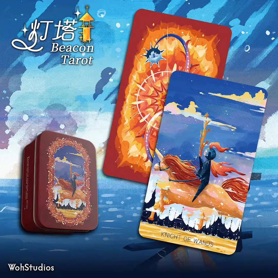 Novo farol tarô cartas estétic - Board Game Queen avaliação e preço