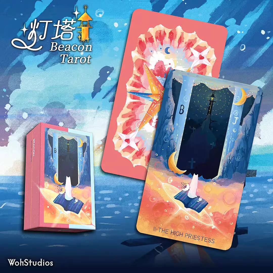 Novo farol tarô cartas estétic - Board Game Queen avaliação e preço