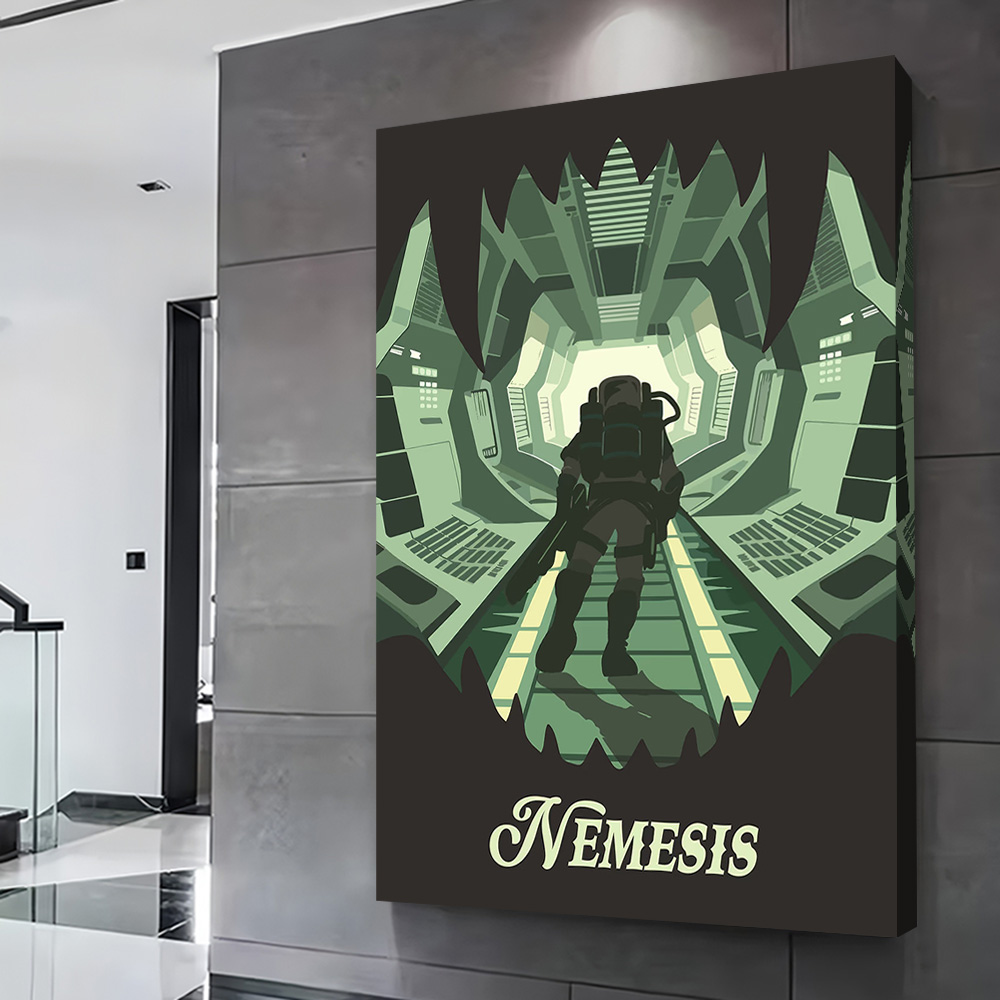 Pôster impresso inspirado no j - Board Game Nemesis avaliação e preço