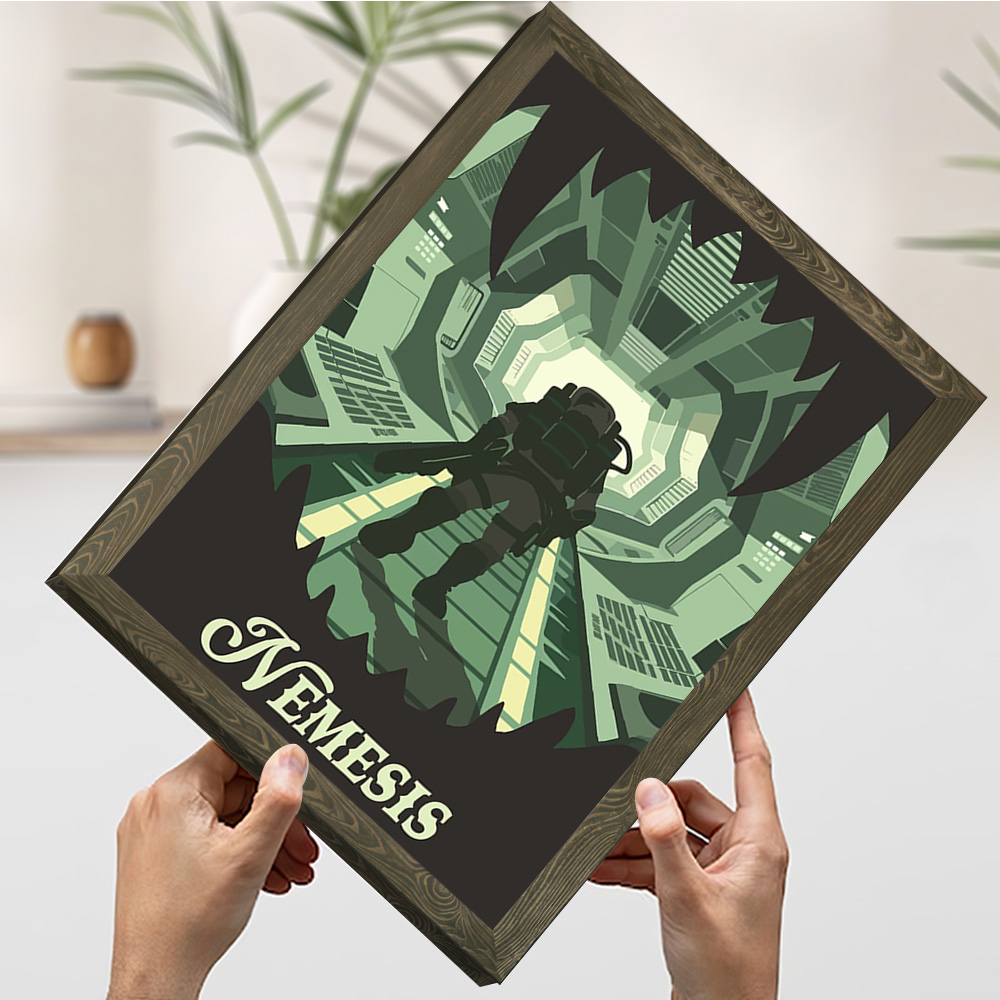 Pôster impresso inspirado no j - Board Game Nemesis avaliação e preço