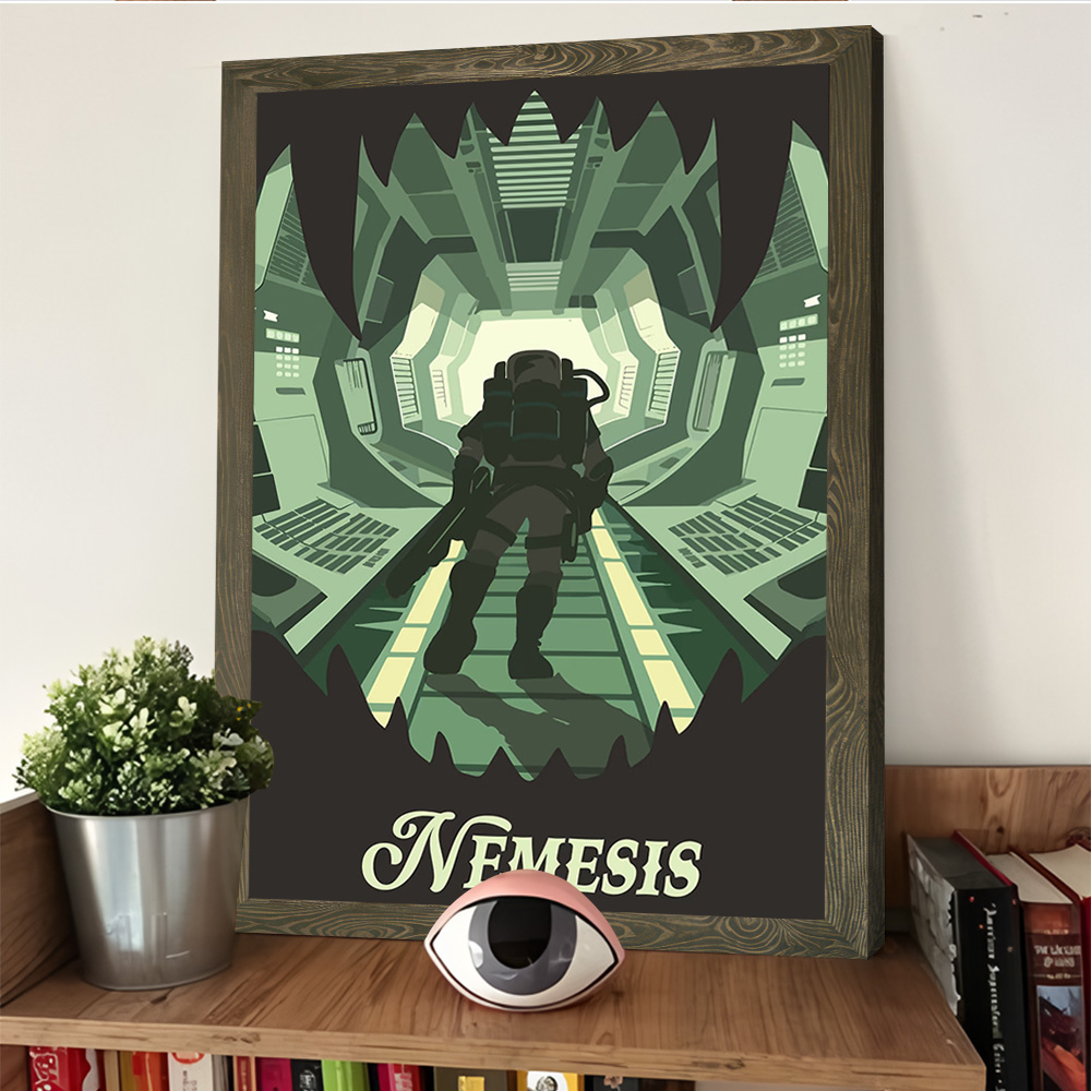 Pôster impresso inspirado no j - Board Game Nemesis avaliação e preço