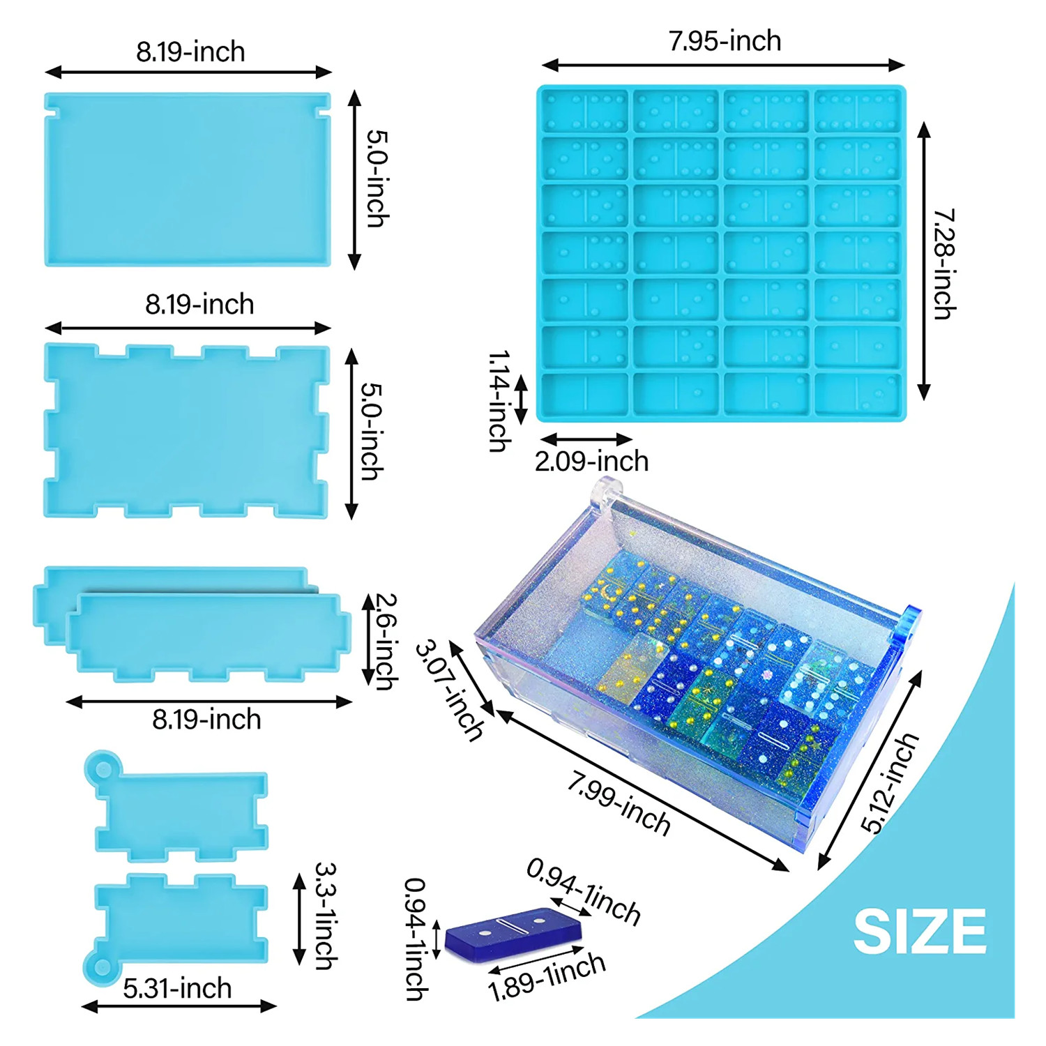 Domino Silicone Moldes para DI - Board Game Monopoli avaliação e preço