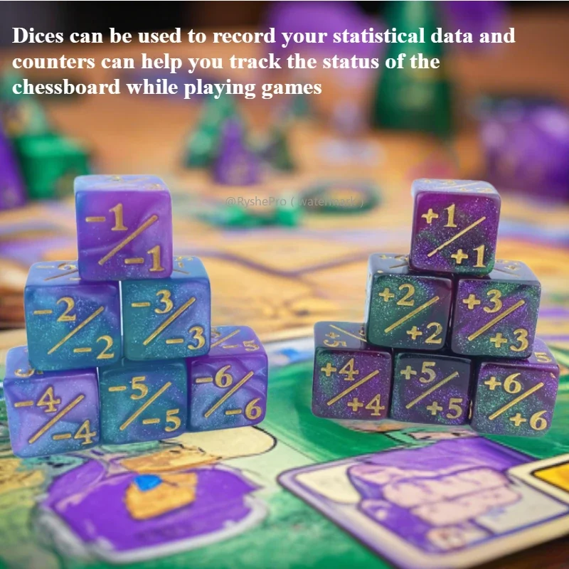 6 pçs contadores token dados c - Game Token Counter avaliação e preço